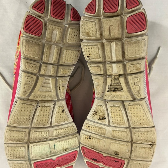 SKETCH-KNIT Women's Sneakers Sz 9 memory foam multi-color EUC - Picture 5 of 9